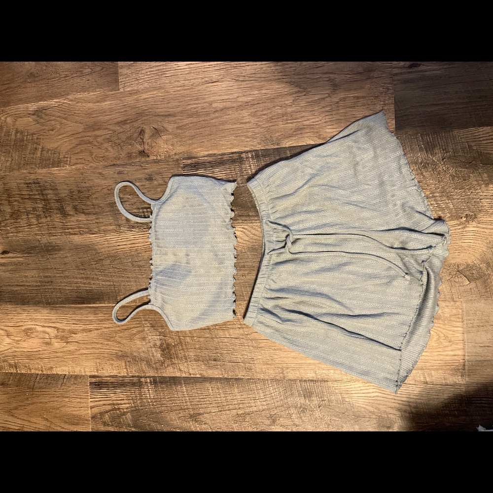 Light teal/green Gilly hicks two price pajama comfy set